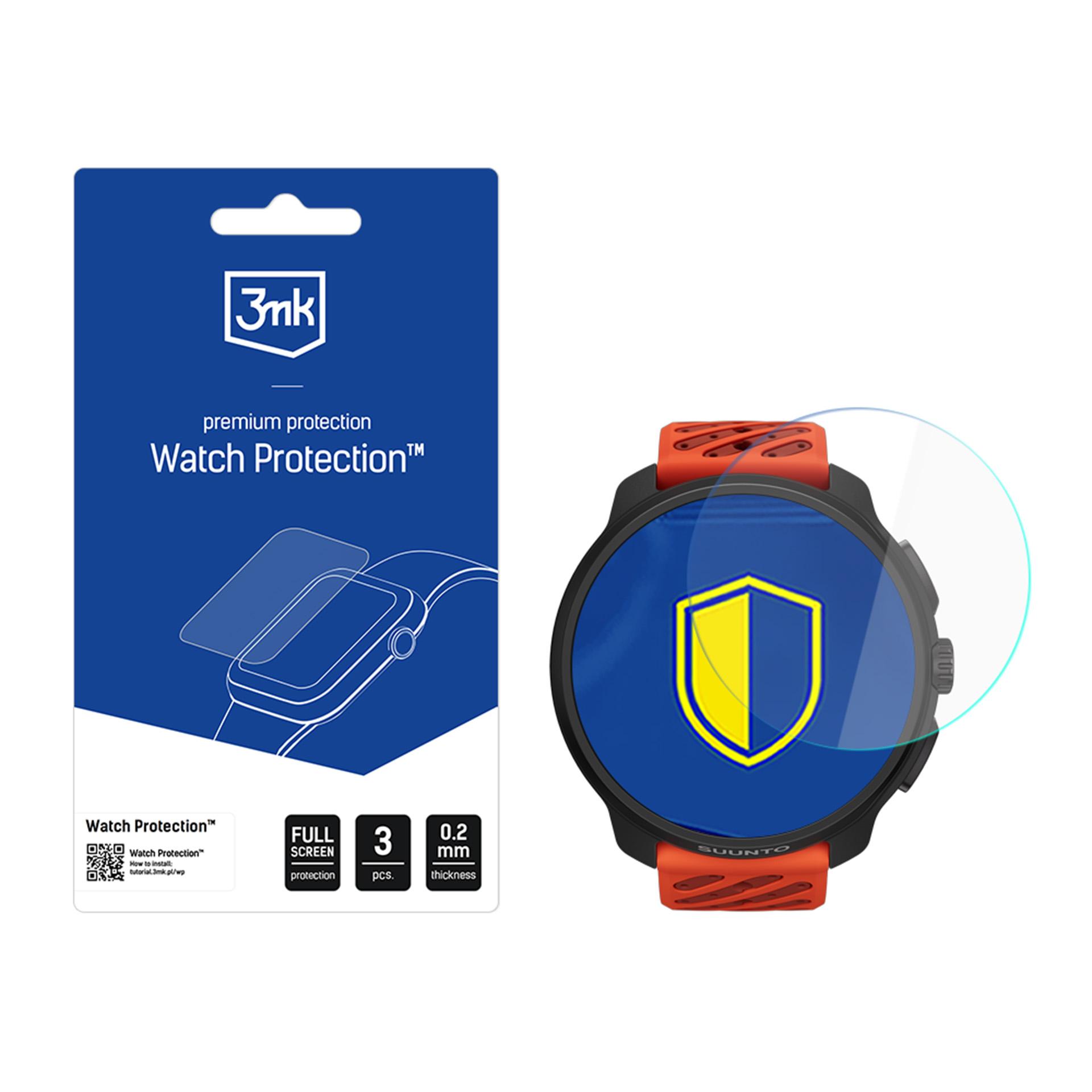 3mk Watch Protection FlexibleGlass -hybridilasi Suunto Race 2 -älykellon näytölle