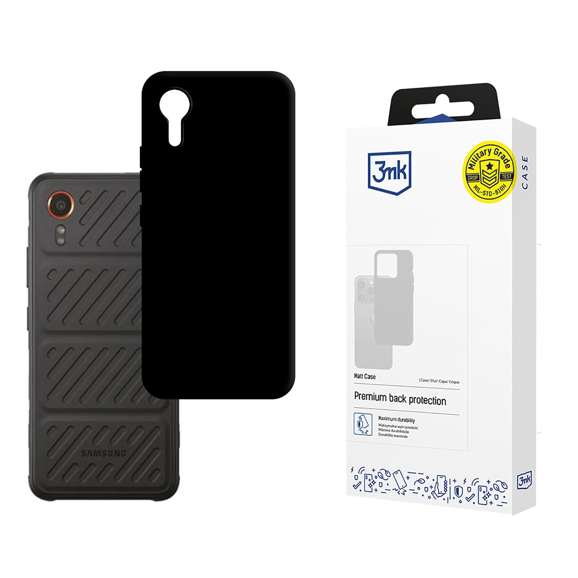 3mk Matt Case suojakuori Samsung Galaxy XCover 7 - musta