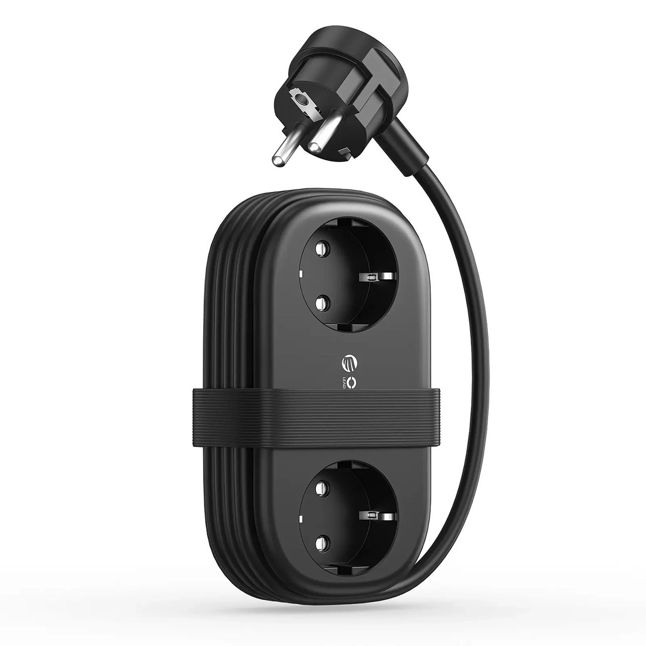 Orico AP3 20W GaN 5in1 jatkojohto 2x AC + 2x USB-A + 1x USB-C - musta