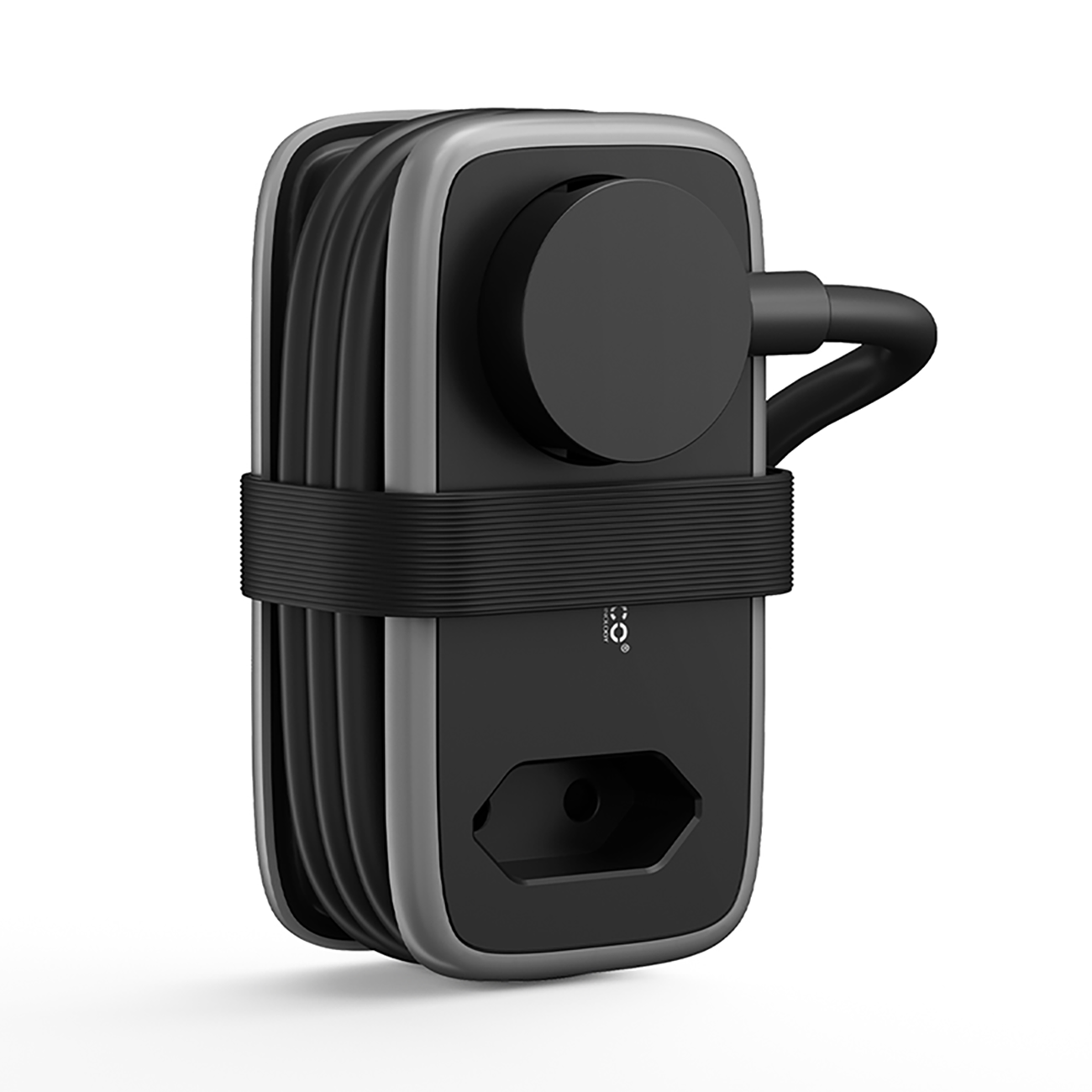 Orico AP3 65W GaN 6in1 jatkojohto 2x AC + 2x USB-A + 2x USB-C - musta