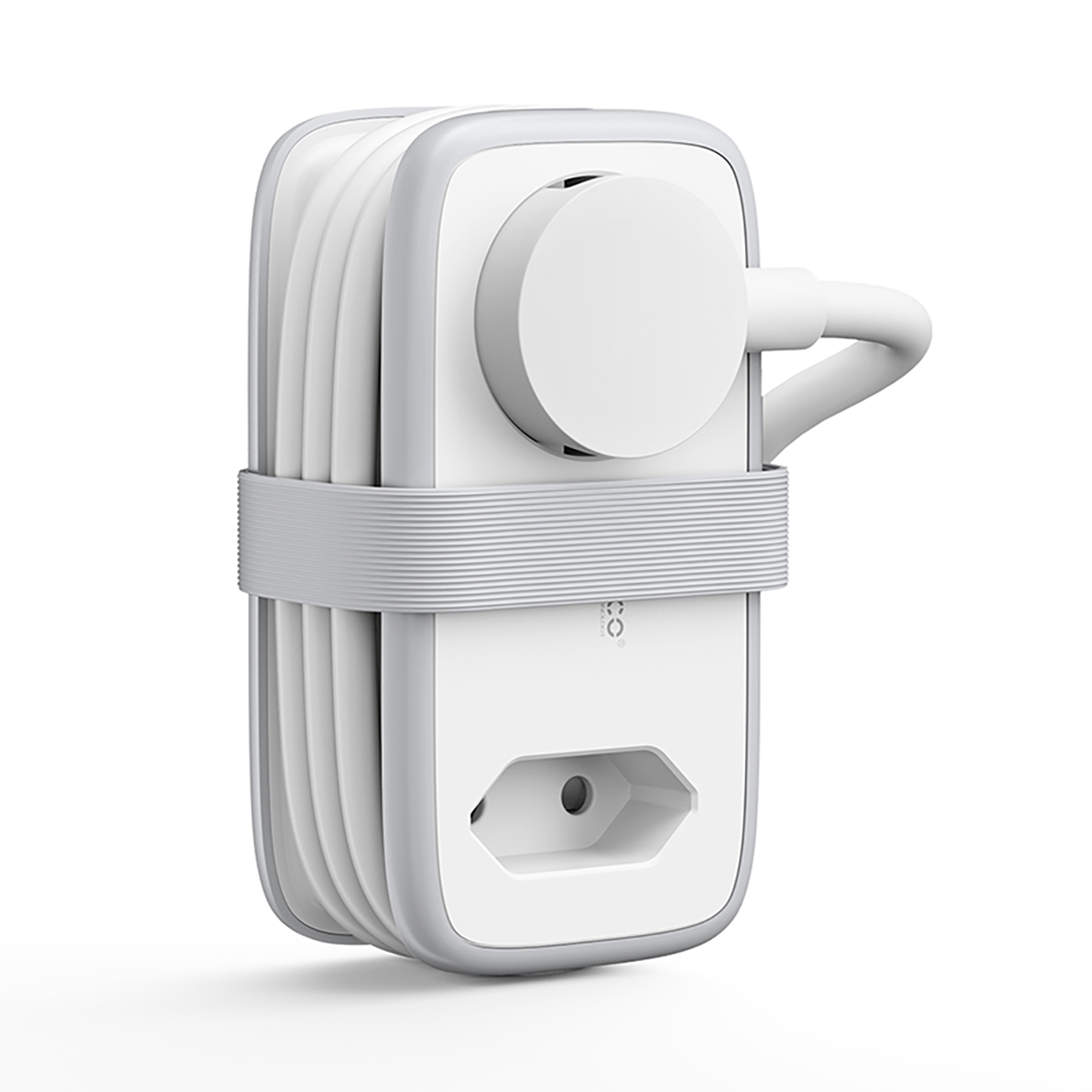Orico AP3 65W GaN 6in1 jatkojohto 2x AC + 2x USB-A + 2x USB-C - valkoinen
