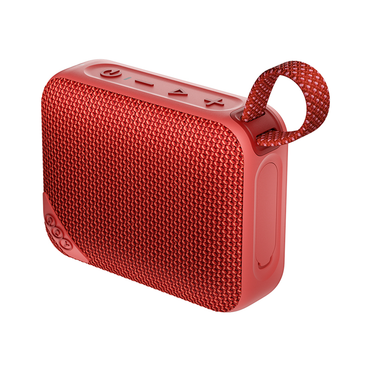 QCY SP2 IP67 Bluetooth Speaker with RGB Backlight and Stereo Mode - Red