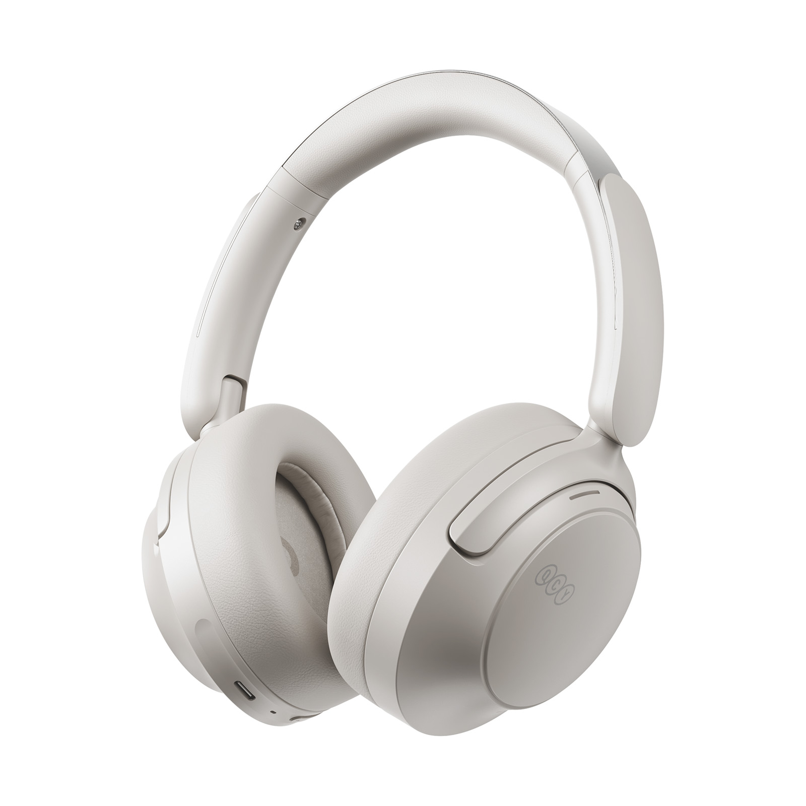 QCY H3S Langattomat On-Ear Kuulokkeet LDAC ja ANC Melunvaimennuksella - Valkoinen