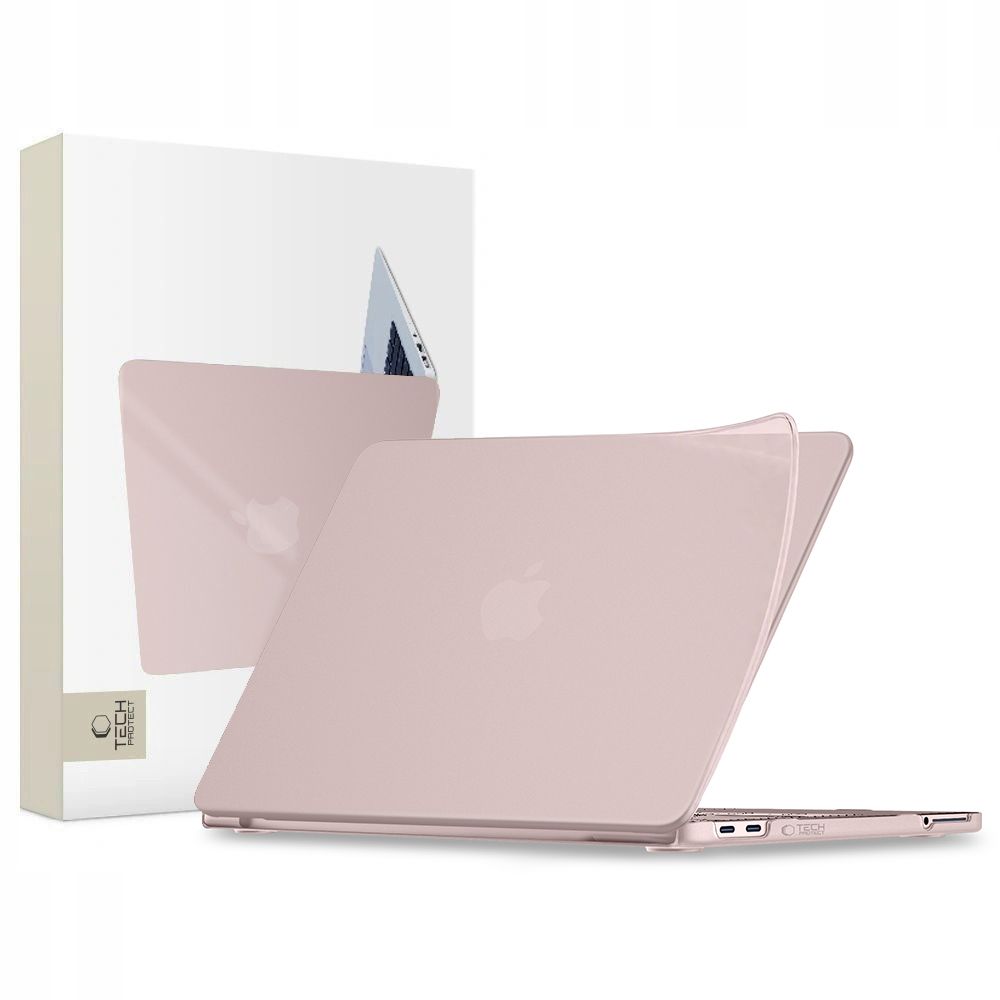 Tech-Protect Softshell Suojakuori MacBook 13" 2026 - Matta Vaaleanpunainen