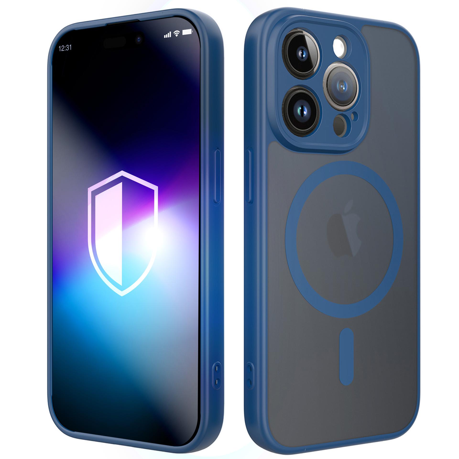 3mk Misty MagCase iPhone 14 Pro suojakuori - sininen