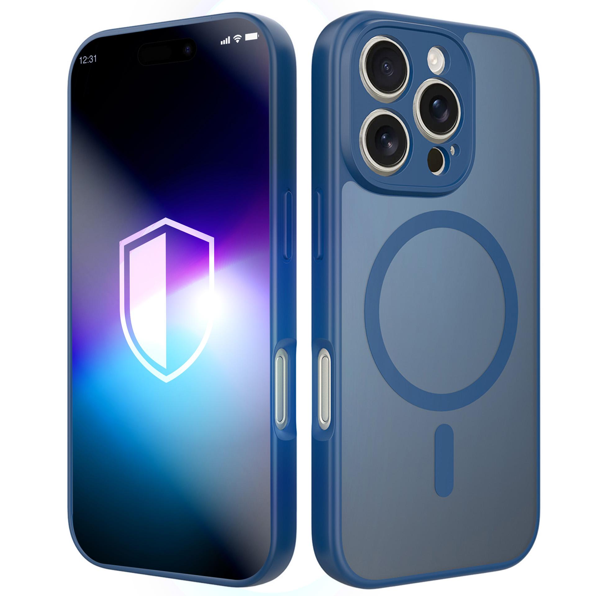 3mk Misty MagCase iPhone 16 Pro suojakuori - sininen