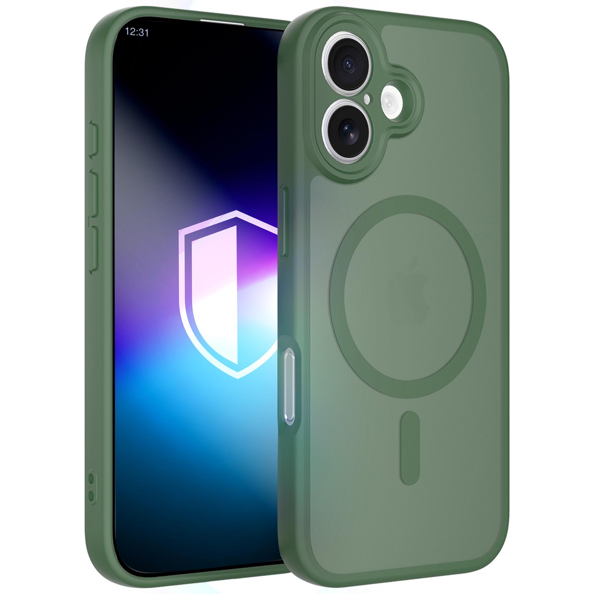 3mk Misty MagCase iPhone 17 suojakuori - vihreä
