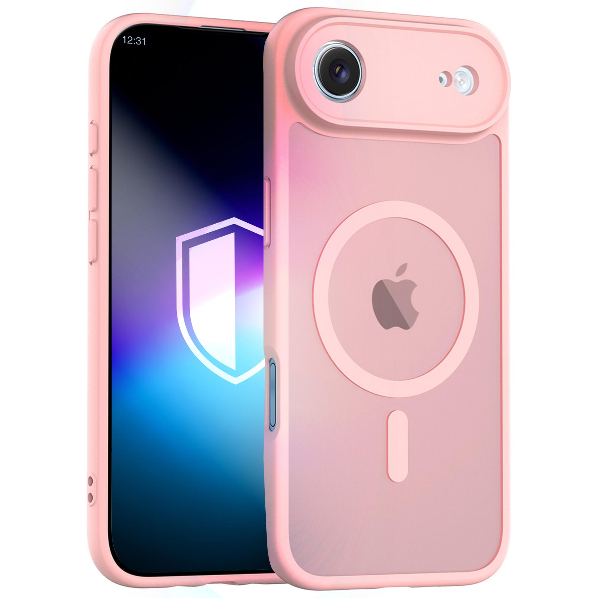 3mk Misty MagCase suojakuori iPhone Air - vaaleanpunainen