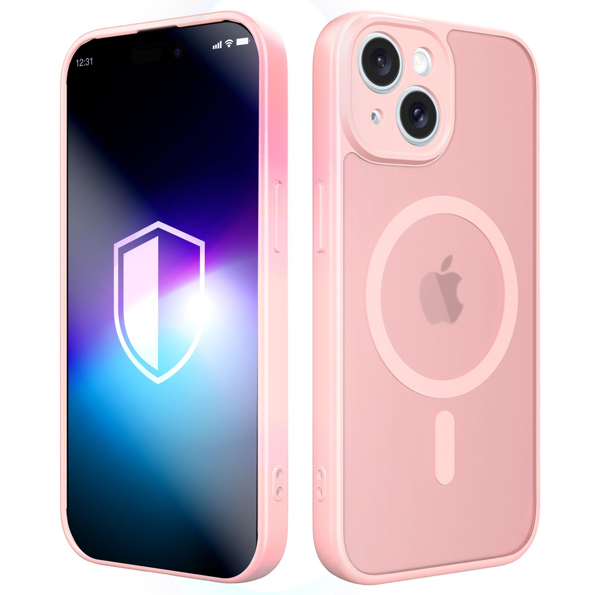 3mk Misty MagCase suojakuori iPhone 14 - vaaleanpunainen