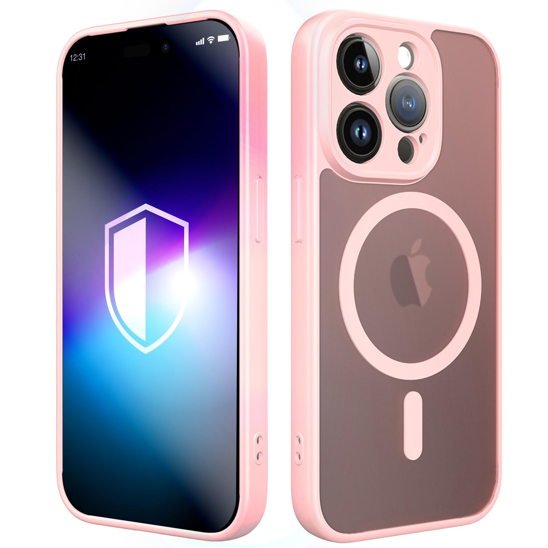 3mk Misty MagCase suojakuori iPhone 15 Pro Max - vaaleanpunainen
