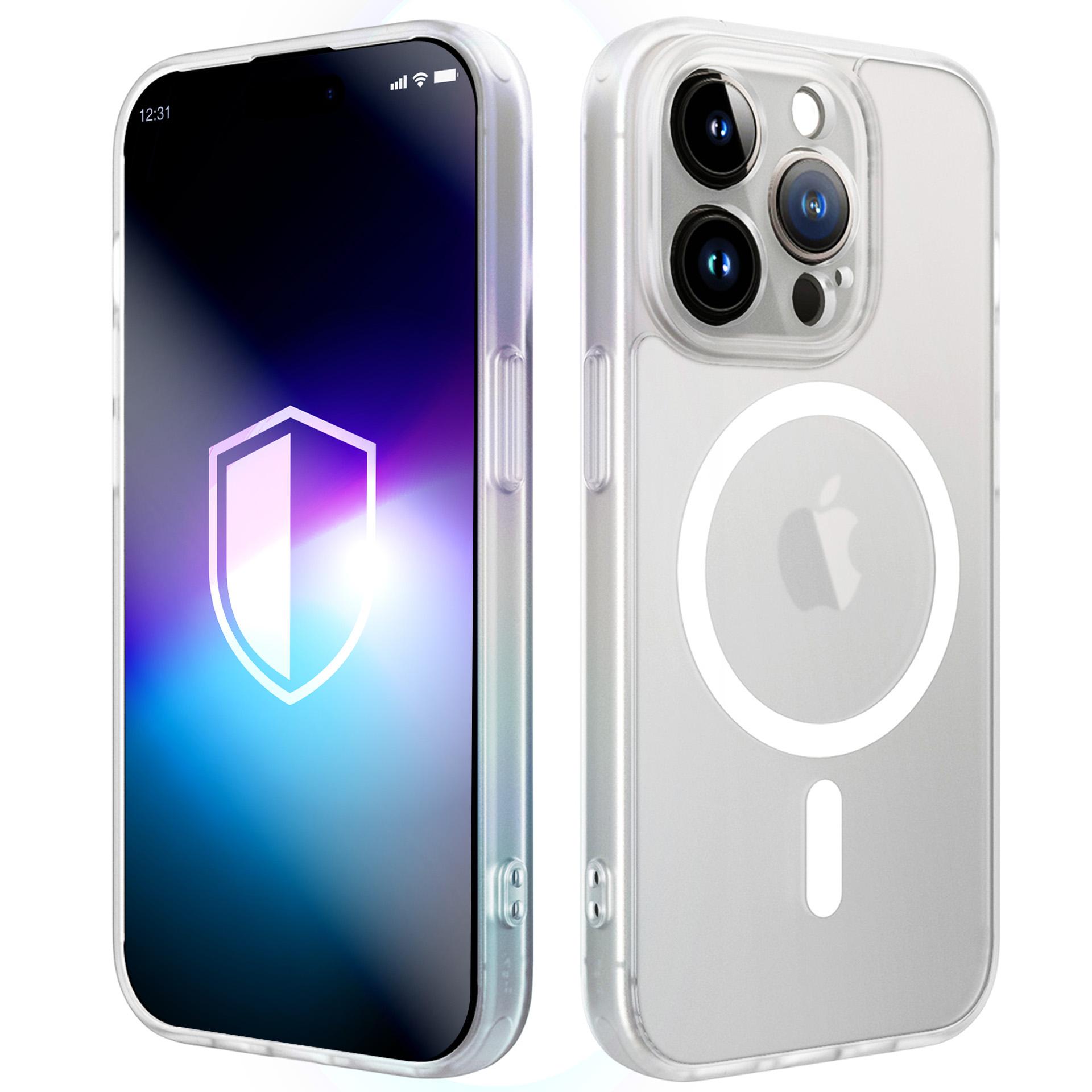 3mk Misty MagCase suojakuori iPhone 14 Pro - valkoinen
