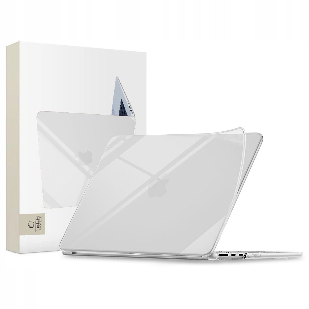 Tech-Protect Softshell Suojakuori MacBook Air 13" 2023 / 2024 / 2025 / 2026 - Läpinäkyvä