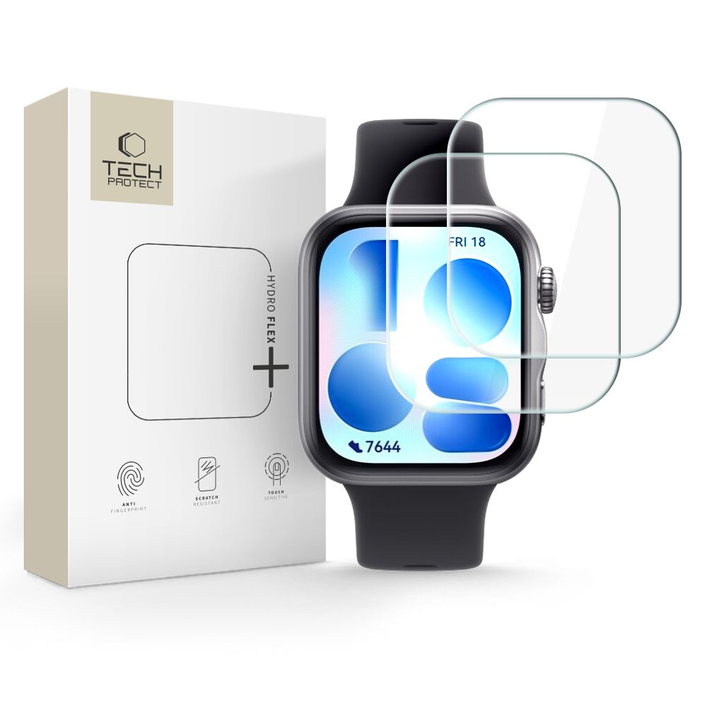 Tech-Protect Hydro flex+ 2-pakkaus hydrogeeli-kalvo Huawei Watch Fit 5