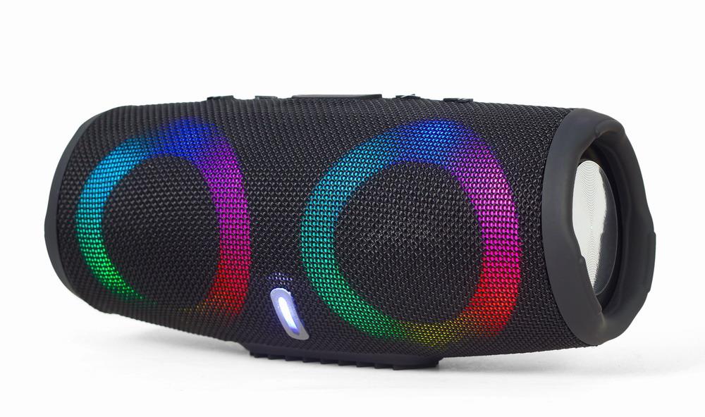 GEMBIRD Black Portable/Wireless 1xAudio-In 1xUSB 2.0 1xMicroSD Card Slot Bluetooth SPK-BT-LED-02 (Portable Speaker)