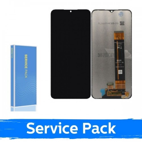 Samsung A236 A23 5G -mallin kanssa yhteensopiva LCD-näyttö, musta (huoltopaketti / jälkimarkkinatuote) (NF-versio)