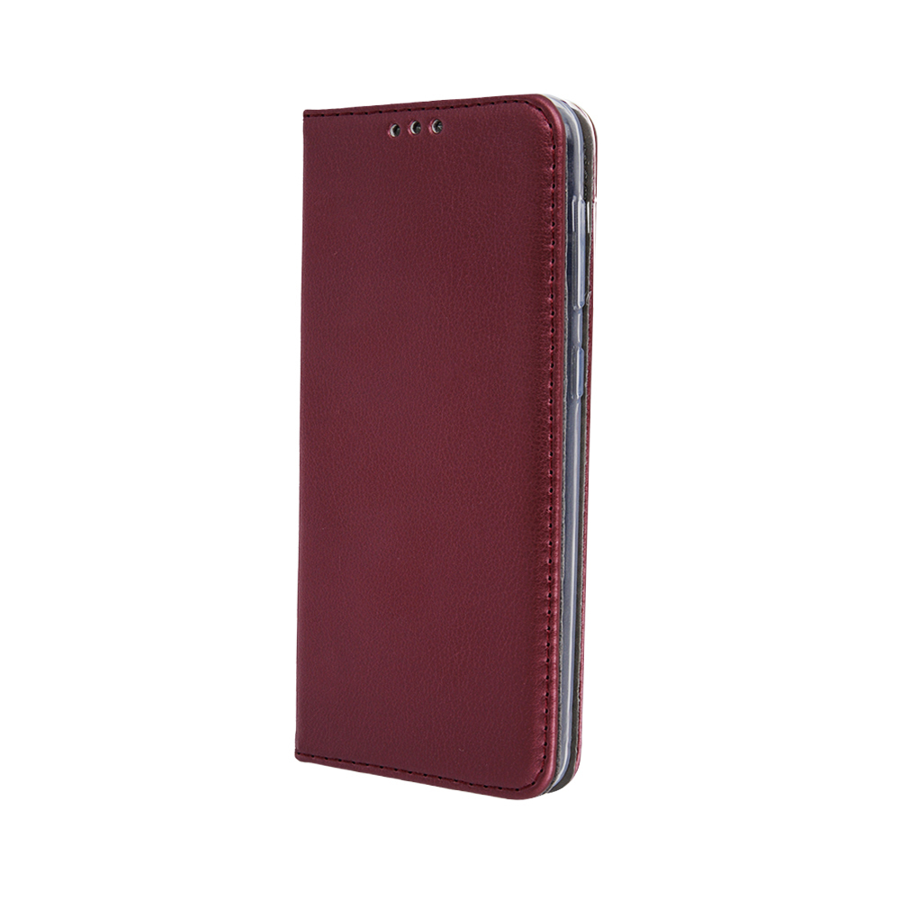 Smart Magnetic -suojakuori Samsung Galaxy A12 / M12 viininpunainen