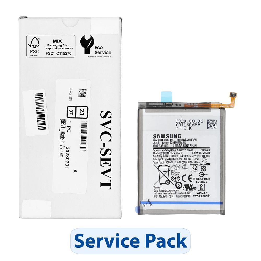 ServicePack-akku EB-BA505ABE SAMSUNG A50-, A20- ja A30-malleille GH82-19269A
