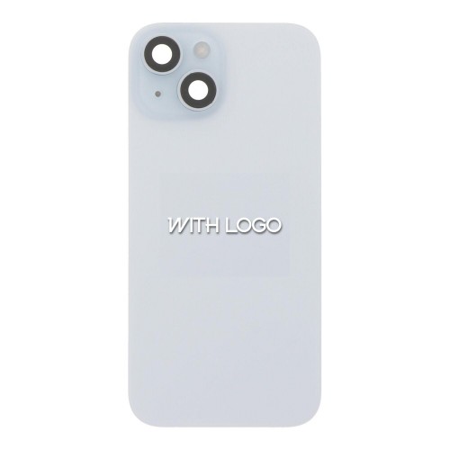 Back Cover Compatible With iPhone 15 Plus / Blue / (with small parts) / OEM