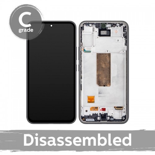 LCD-näyttö yhteensopiva Samsung A546 A54 5G kehyksellä / violetti / (8/10 käytetty)