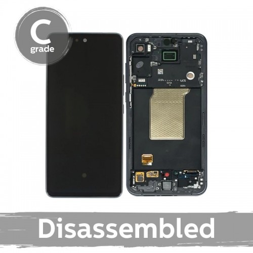 LCD Display Compatible With Samsung A556 A55 5G with Frame / Lilac / (8/10 Used)