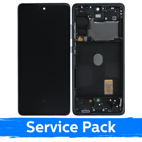 LCD-näyttö yhteensopiva Samsung F731 Z Flip5 (SISÄINEN) kehyksellä / Graphite / (Service Pack) +AKKU MUKANA