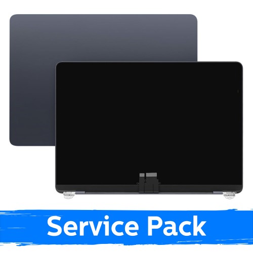 LCD-näyttö yhteensopiva (täysi kotelo) MacBook Air M2 13 (A2681) 2022 / Sininen / (Service Pack)