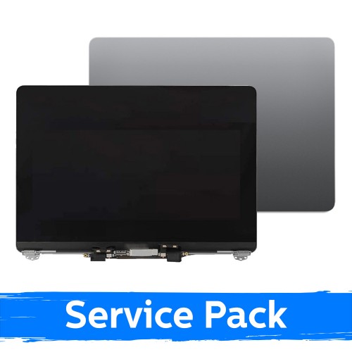 Yhteensopiva LCD-näytön kanssa (täyskotelo) MacBook Air M2 13 (A2681) 2022 / Harmaa / (huoltopaketti)