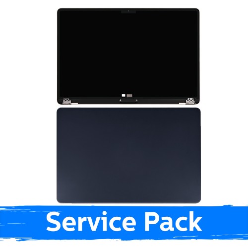 LCD-näyttö yhteensopiva (täysi kotelo) MacBook Air M2 15 (A2941) 2023 / Musta / (Service Pack)