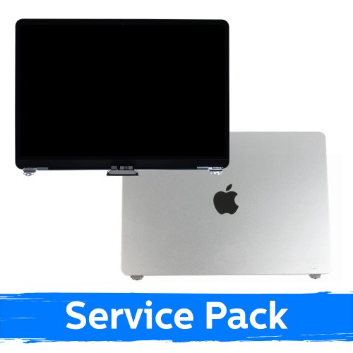 LCD-näyttö yhteensopiva (täysi kotelo) MacBook Air M2 15 (A2941) 2023 / Hopeinen / (Service Pack)