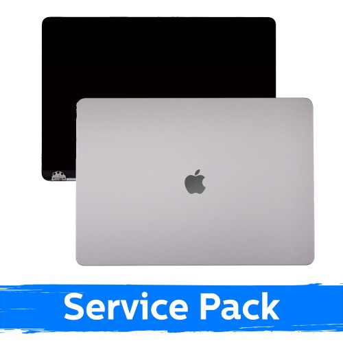 LCD-näyttö kotelolla, yhteensopiva MacBook Air M3 13 (A3113) 2024 / Harmaa / (Service Pack)