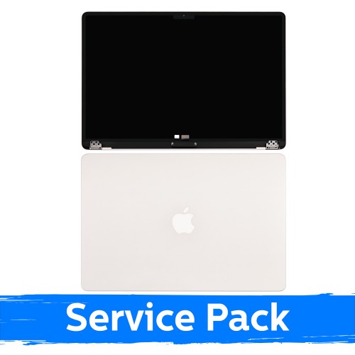 LCD-näyttö kotelolla, yhteensopiva MacBook Air M3 15 (A3114) 2024 / Kultainen / (Service Pack)