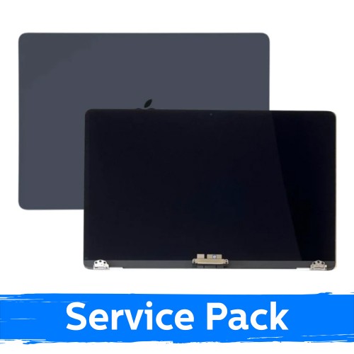 LCD-näyttö kotelolla, yhteensopiva MacBook Air M4 13 (A3240) 2025 / Musta / (Service Pack)
