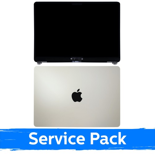 LCD-näyttö kotelolla, yhteensopiva MacBook Air M4 13 (A3240) 2025 / Kultainen / (Service Pack)