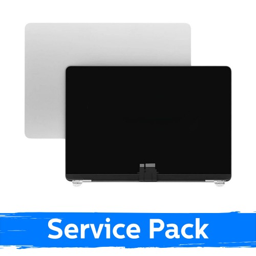 LCD-näyttö kotelolla, yhteensopiva MacBook Air M4 13 (A3240) 2025 / Hopeinen / (Service Pack)