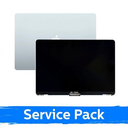 LCD-näyttö kotelolla, yhteensopiva MacBook Air M4 15 (A3241) 2025 / Hopeinen / (Service Pack)