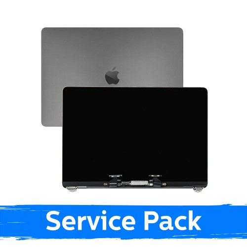 LCD-näyttö kotelolla, yhteensopiva MacBook Pro M2 13 (A2338) 2022 / Harmaa / (Service Pack)
