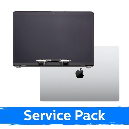 LCD-näyttö kotelolla, yhteensopiva MacBook Pro M2 13 (A2338) 2022 / Hopeinen / (Service Pack)