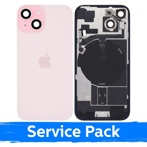 Back Cover Compatible With Apple iPhone 15 / Pink / (Service Pack)