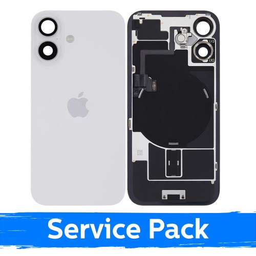 Takakansi, yhteensopiva Apple iPhone 16:n kanssa / Valkoinen / (Service Pack)