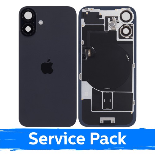 Takakuori yhteensopiva Apple iPhone 16 Plus / musta / (Service Pack)
