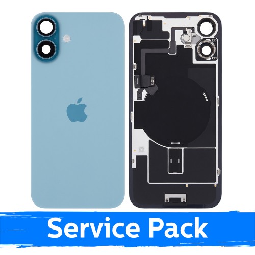 Back Cover Compatible With Apple iPhone 16 Plus / Teal / (Service Pack)