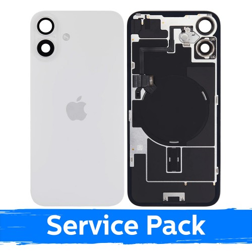 Takakuori yhteensopiva Apple iPhone 16 Plus / valkoinen / (Service Pack)