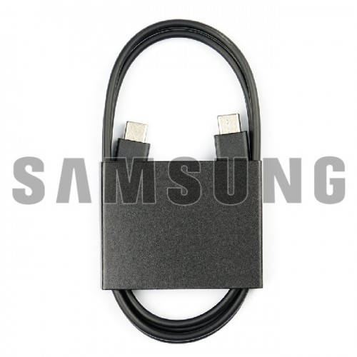 USB kaapeli Samsung EP-DN980BBE musta 100 cm "Type-C/Type-C" 25W / 100% aito /