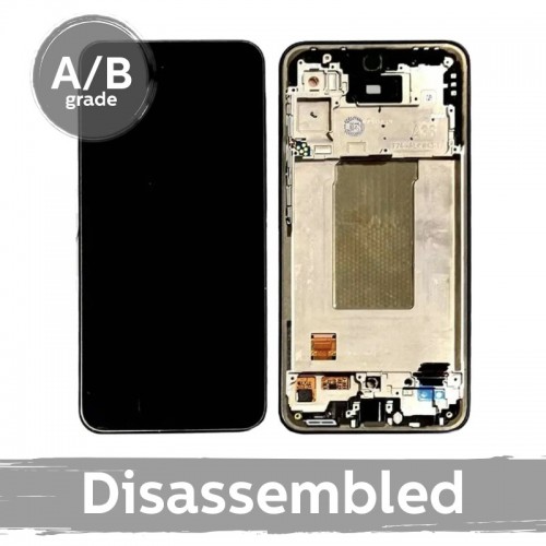 LCD-näyttö yhteensopiva Samsung A366 A36 5G kehyksellä / Lavender / (9.5/10 purettu)