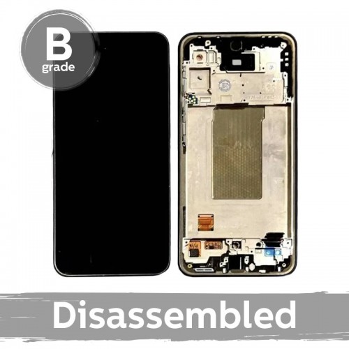 LCD-näyttö yhteensopiva Samsung A366 A36 5G kehyksellä / Lime / (9/10 purettu)