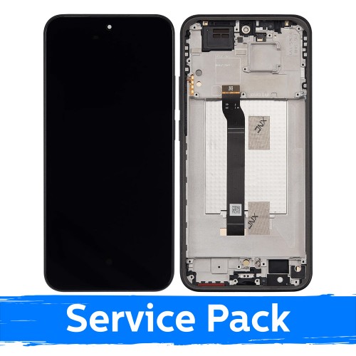 Xiaomi Redmi Note 15 Pro 5G -yhteensopiva LCD-näyttö kehyksellä / musta / (huoltopaketti)