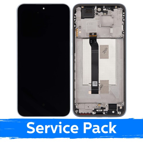 Xiaomi Redmi Note 15 Pro 5G -yhteensopiva LCD-näyttö kehyksellä / Glacier Blue / (Service Pack)