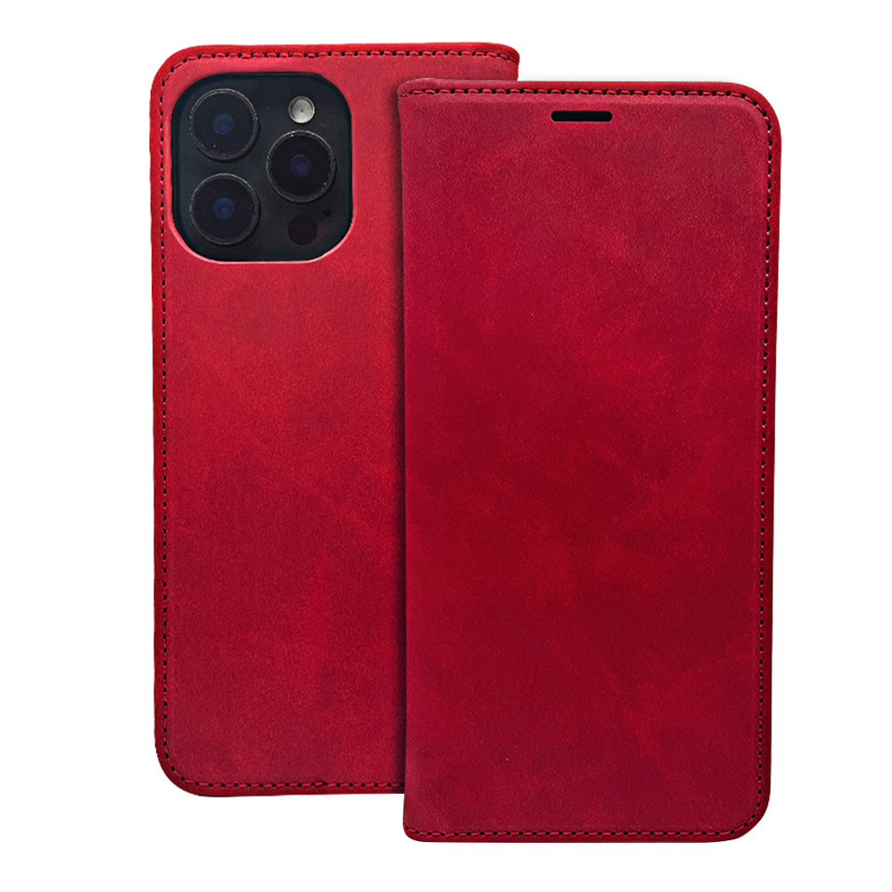 Smart Suede case for Xiaomi Redmi 14C 4G/ 14C 5G / Redmi A4 / POCO C75 red