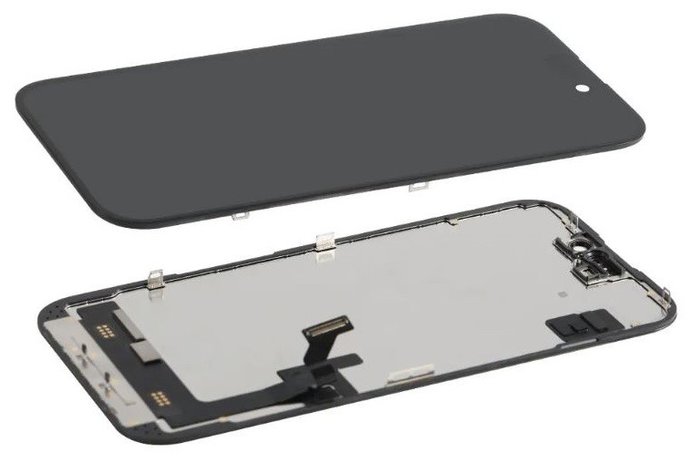 LCD-näyttö iPhone 15 kosketusnäytöllä alkuperäinen (käytetty Grade A)