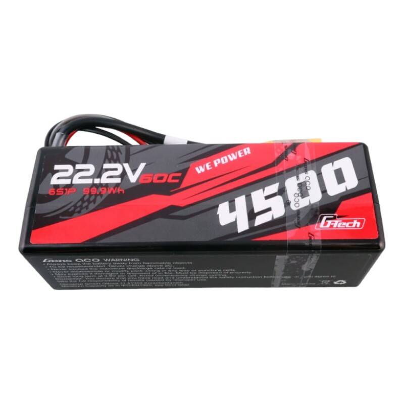 Gens Ace G-Tech 4500 mAh 6S1P 22,2 V 60C HardCase RC-auton LiPo-akku 14#